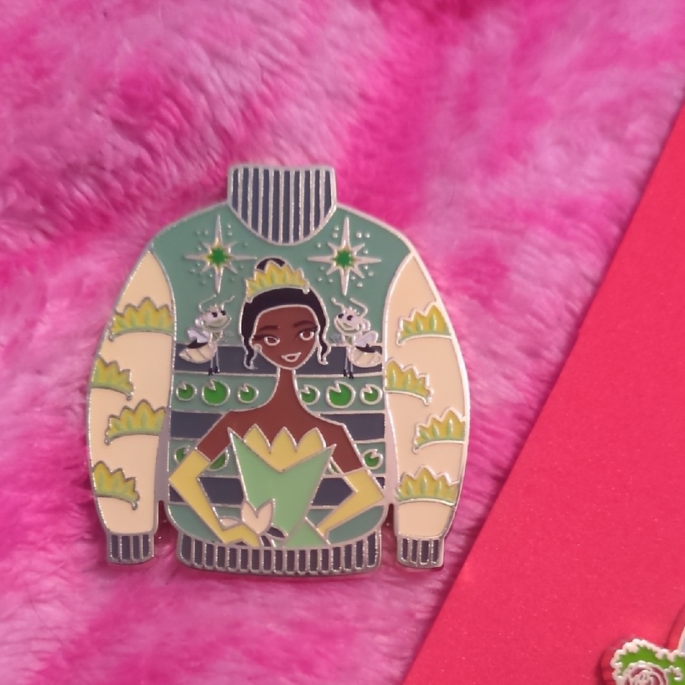 Disney Tiana Sweater Enamel Pin Tradeable